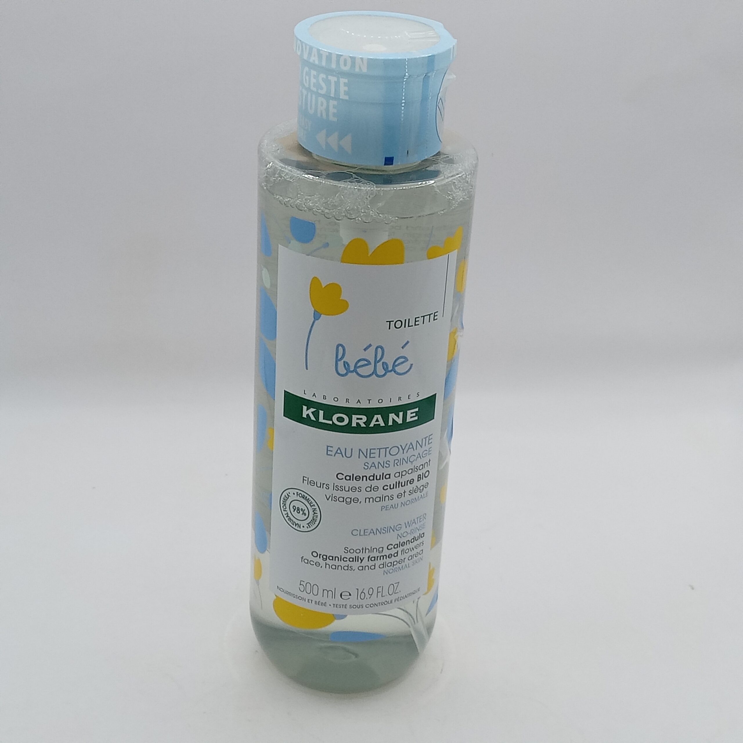 Klorane bébé Eau Nettoyante 500ml