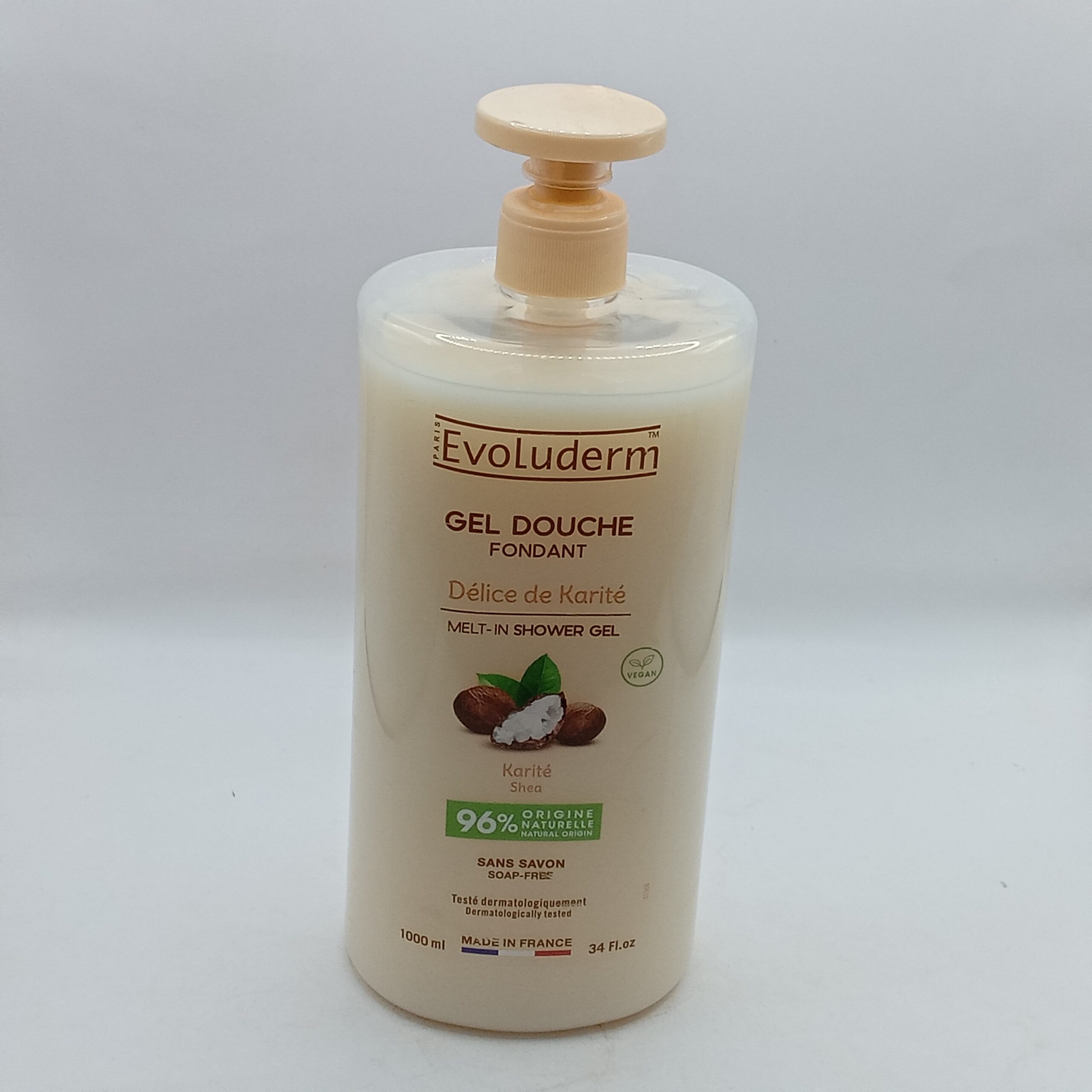 EVOLUDERM GEL DE DOUCHE FONDANT DELICE DE KARITE 1L