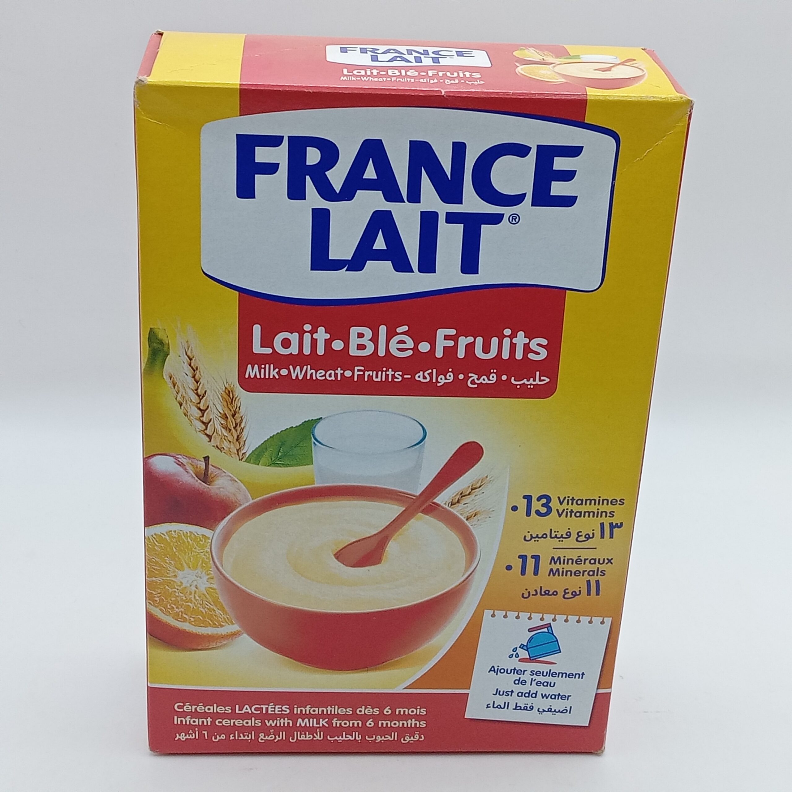 France LACTEE BLE FRUITS CEREALES