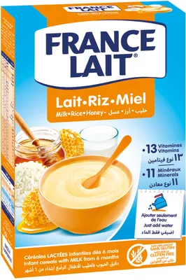 France LAIT LACTE RIZ MIEL 250G