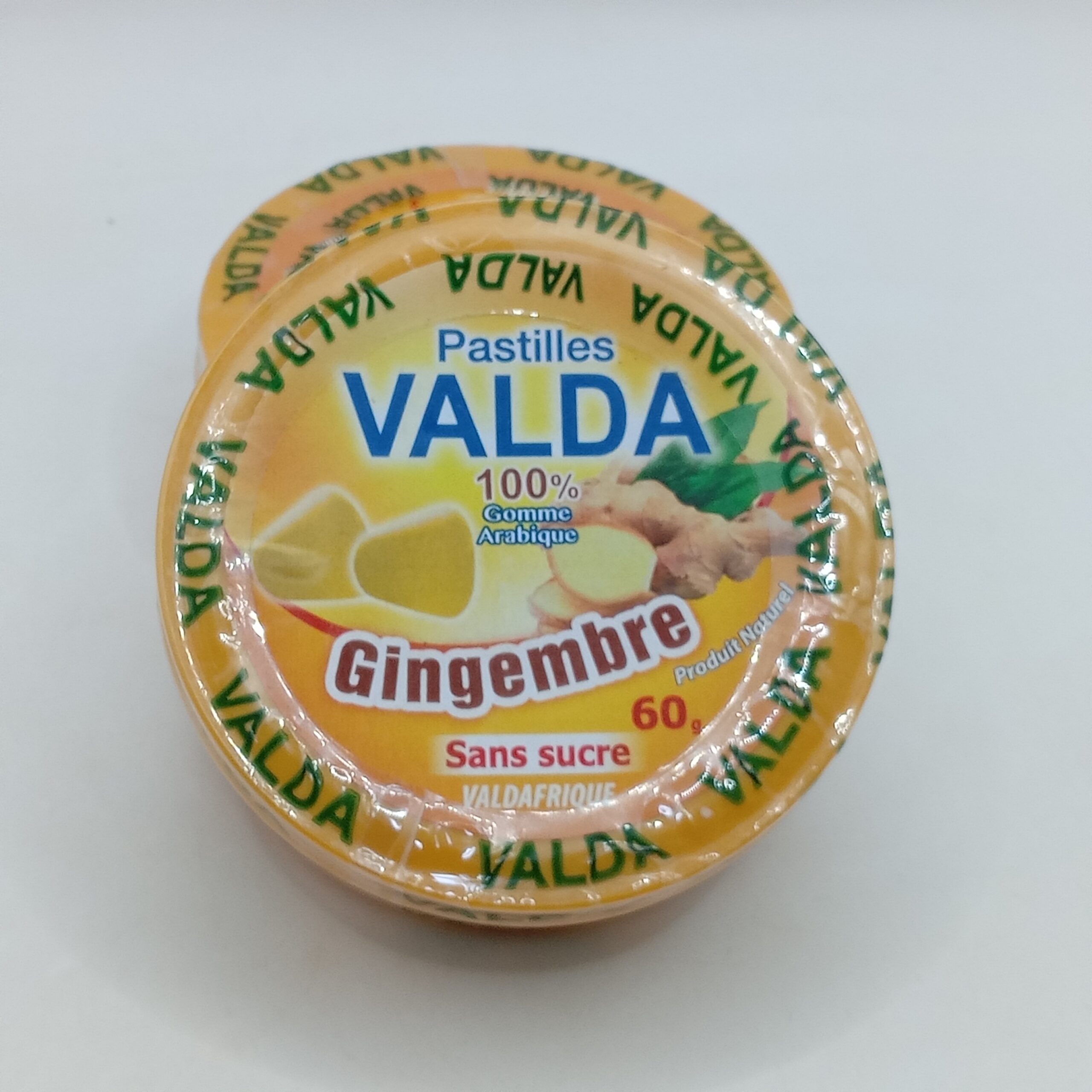 VALDA PASTILLES GINGEMBRE 60G