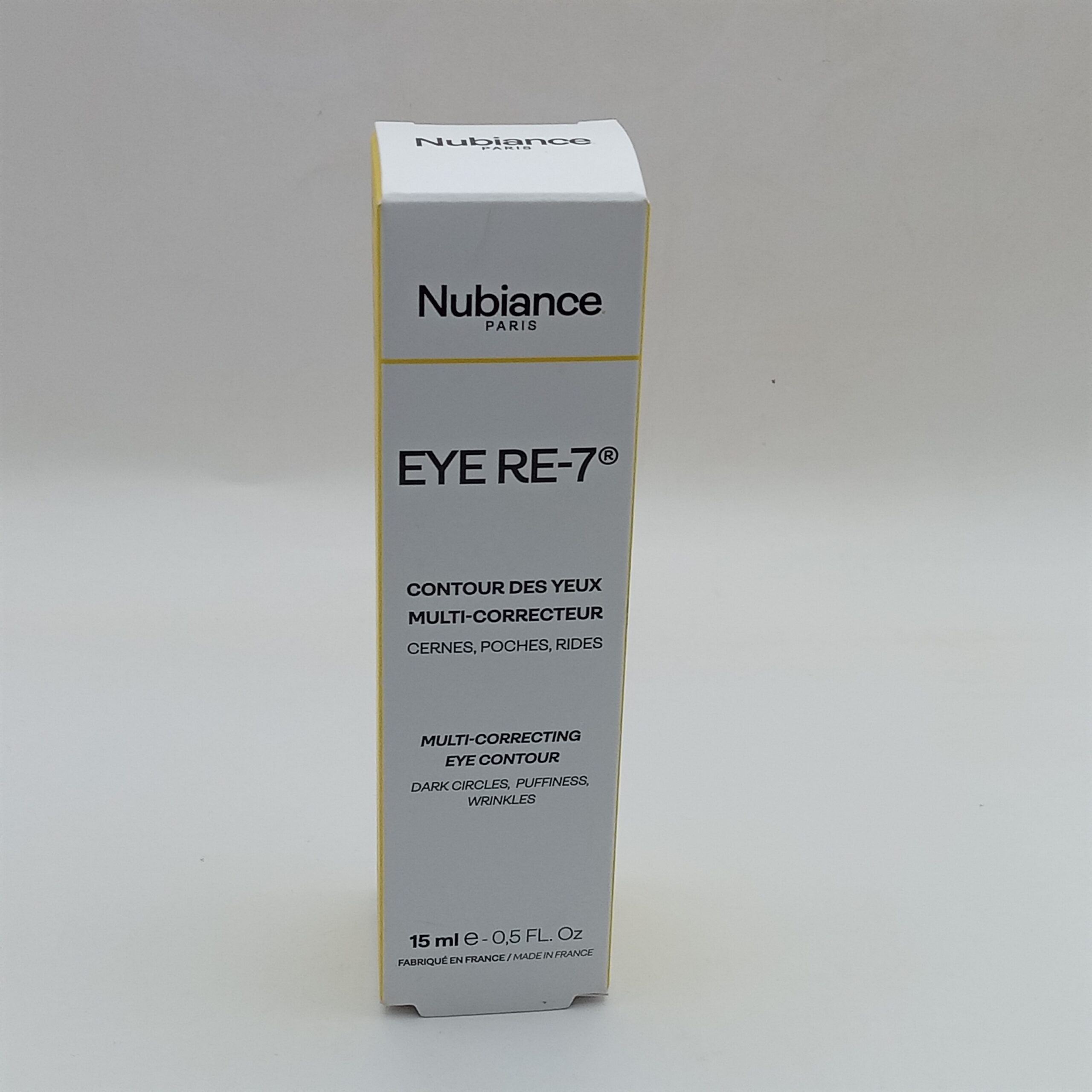 NUBIANCE PARIS EYE RE-7 CONTOUR DES YEUX MULTI-CORRECTEUR ( cernes,poches,rides) 15ML